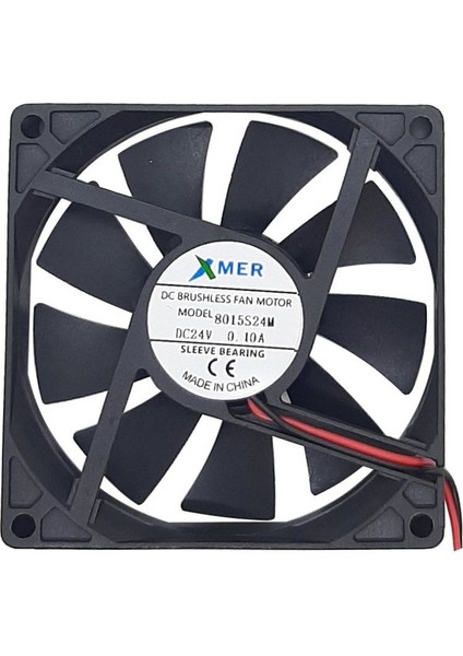 80X80X15MM 24V 0.10A 2p Xmer Fan