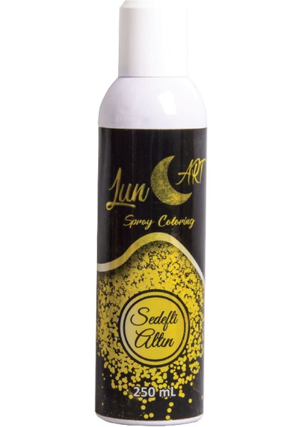 Lunart Sprey Gıda Boyası Altın 250 ml