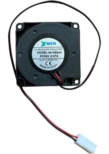 40X40X10MM Salyangoz 24V 0.07A 2p Xmer Fan