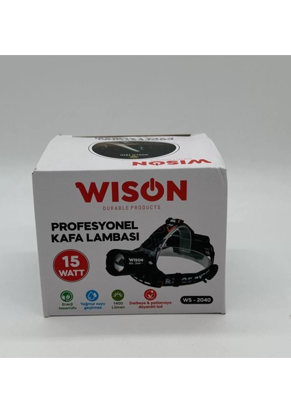 WS-2040 15 Watt Profesyonel Kafa Lambası