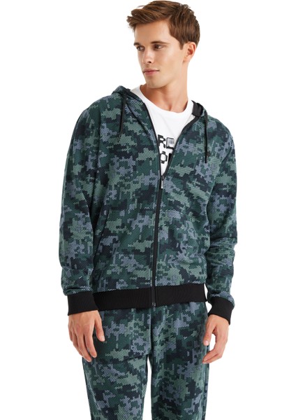 Erkek Sweatshirt 40625 - Desenli