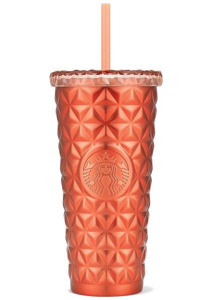 Starbucks® Paslanmaz Çelik Soğuk Içecek Bardağı - Turuncu - 591 ml - 11154748