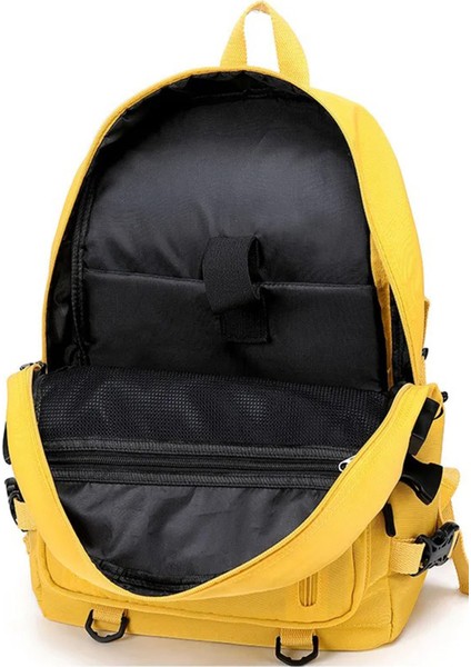 Laptop Bölmeli, USB Şarz Çıkışlı Su Geçirmez Unisex Sırt Çantası Haki SRT5013 modelleri