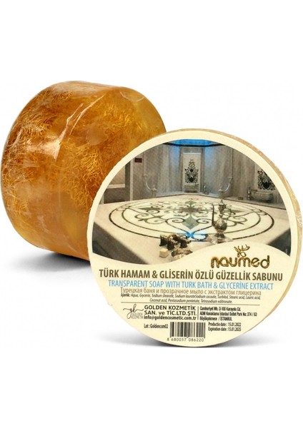 Türk Hamam Giliserin Özlü Şeffaf Güzellik Sabunu 135 gr