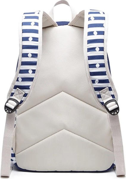 Laptop Bölmeli USB Şarz ve Kulaklık Çıkışlı Kanvas Kadın Sırt Çantası Pembe SRT619 fırsatları