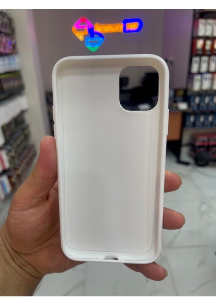 Iphone 11 Desenli Lansman Kılıf Beyaz