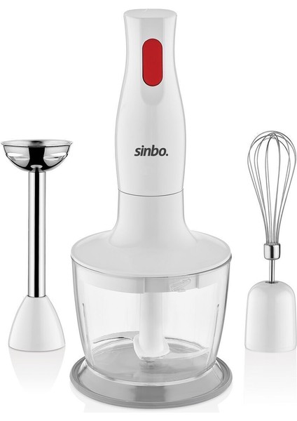 Beyaz SHB-3182 El Blender Seti Resmi Distribütör Garantili 500 ml ve Üzeri Plastik  220 - 240 V