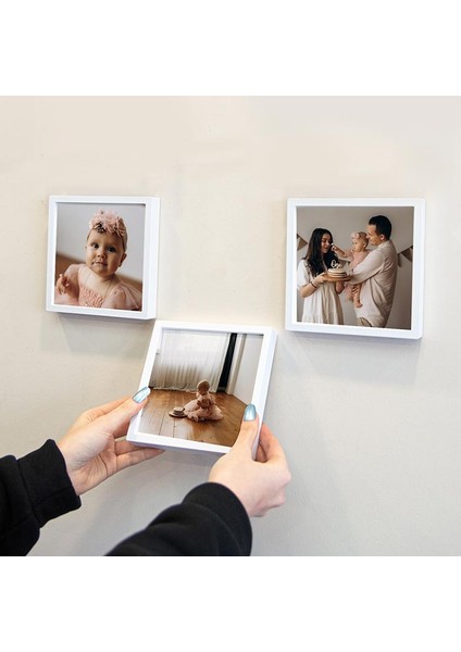 Sök Tak Kare Çerçeve Yapışkan Bantlı 14x14 Cm