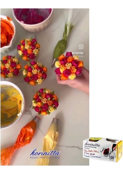 Mini Kalem Şanti ve Jöle Torbası 100 Adet