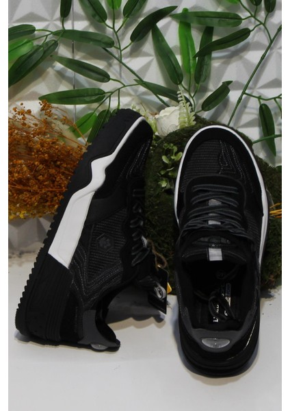 Mezzy Siyah Rahat Orijinal Ürün Sneaker Erkek Spor Ayakkabı indirimleri