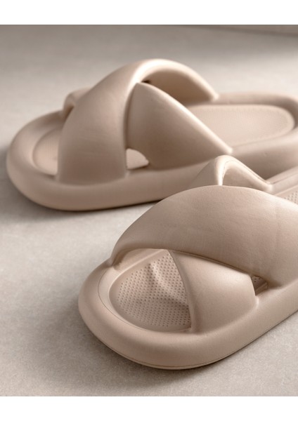 Faustin Eva Kadın Terlik - Bej fiyatları