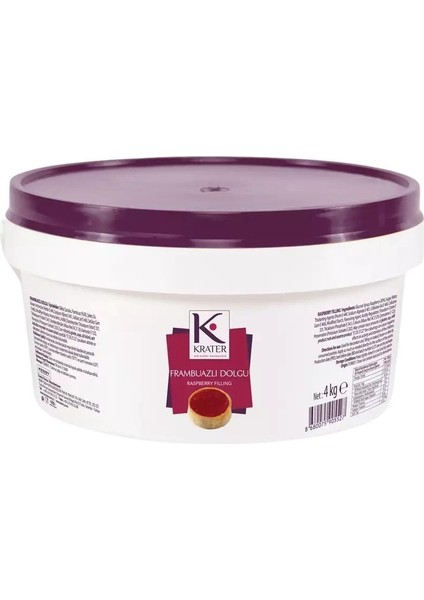 Frambuaz Krema Dolgusu 4 kg