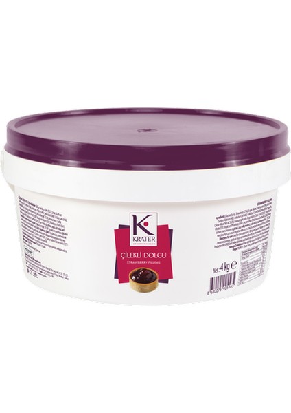 Çilek (Parçacıklı) Dolgusu 4 kg