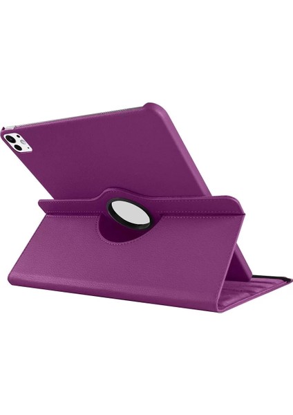 Apple Ipad Pro 11 2024 360 Dönebilen Standlı Case Kılıf Tablet Kılıfı