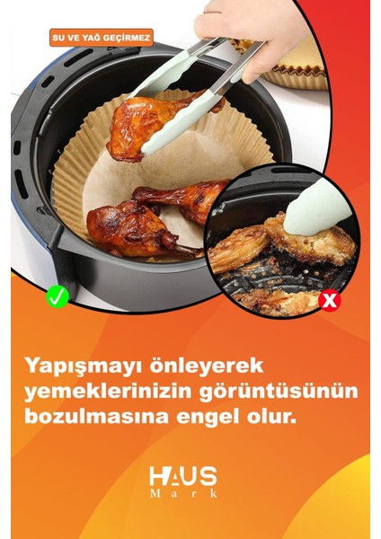 Airfryer Pişirme Kağıdı 120 adet 20 cm indirimleri