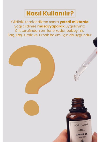 Hint Yağı Soğuk Sıkım %100 Saf 30 ml