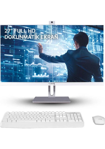 TAX1331 I7 4770 8gb Ram 512GB SSD 27 Inç Full Hd Dokunmatik Bt Webcam Wifi All In One Pc