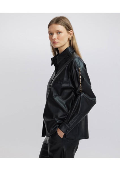 Deri Görünümlü Gömlek fiyatları