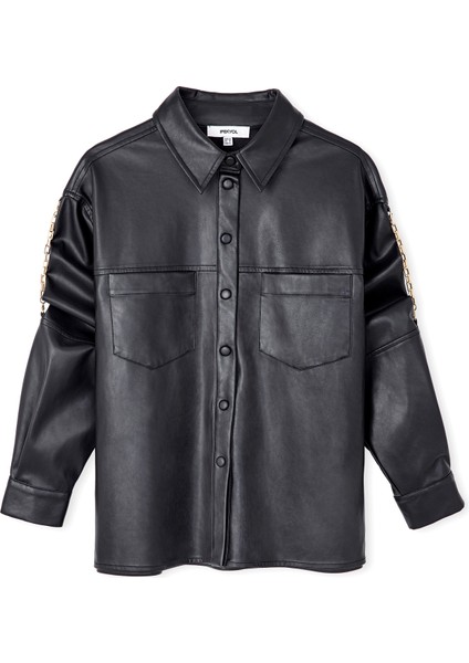 Deri Görünümlü Gömlek modelleri