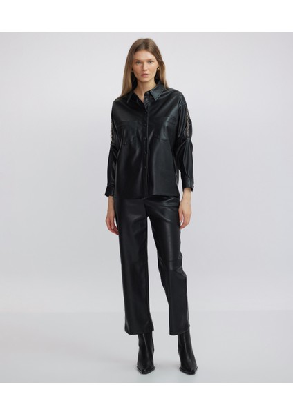 Deri Görünümlü Gömlek indirimleri