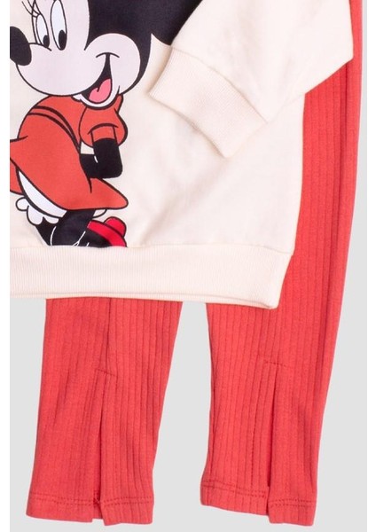 Minnie Mause Büyük Baskılı Oversize Alt Üst Çocuk Çocuk Eşorfman Takımı modelleri