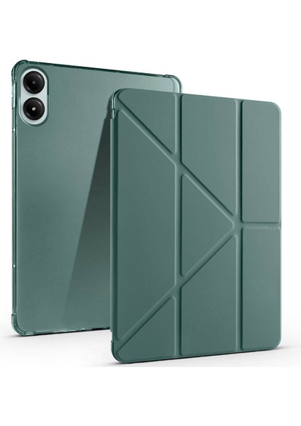 Xiaomi Poco Pad Kılıf Darbe Emici 4 Farklı Standlı Kalem Bölme Pu Silikon Kapak