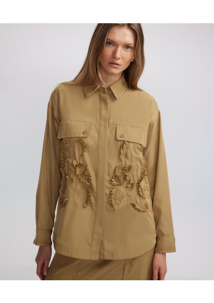 Işlemeli ve Nakışlı Gömlek Ceket fiyatları