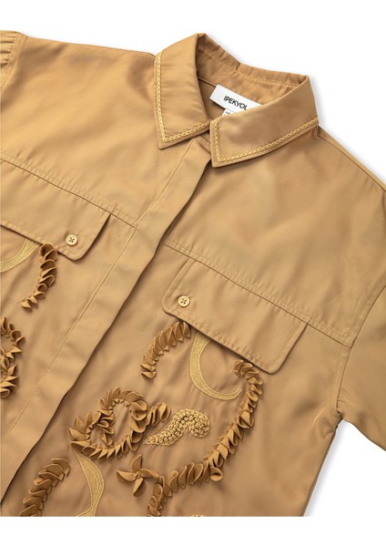 Işlemeli ve Nakışlı Gömlek Ceket fırsatları