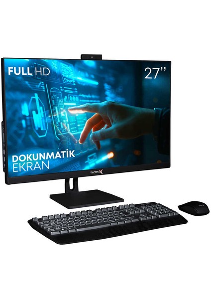 TAX1339 I5 4440 8gb Ram 512GB SSD 27 Inç Full Hd Dokunmatik Bt Webcam Wifi All In One Pc