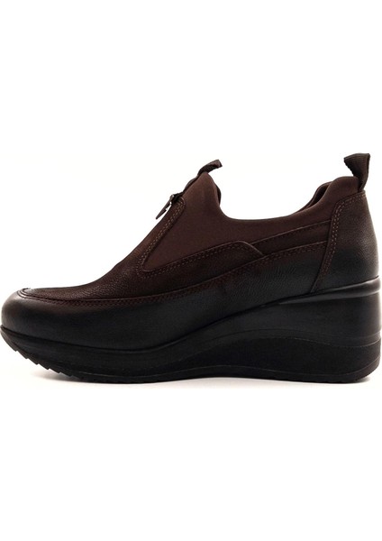 2111522K Kadın Deri Streç Dolgu Topuk Ayakkabı fırsatları