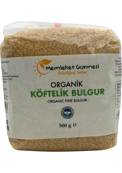 Organik Köftelik Bulgur 500 gr
