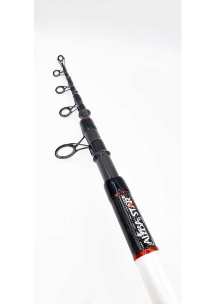 Superlative 420 cm 100-250G Atarlı Karbon Surf Olta Kamışı