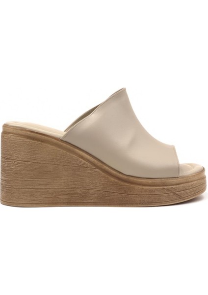 Kadın Pender-Bej Ortopedik Taban TERLIK-400