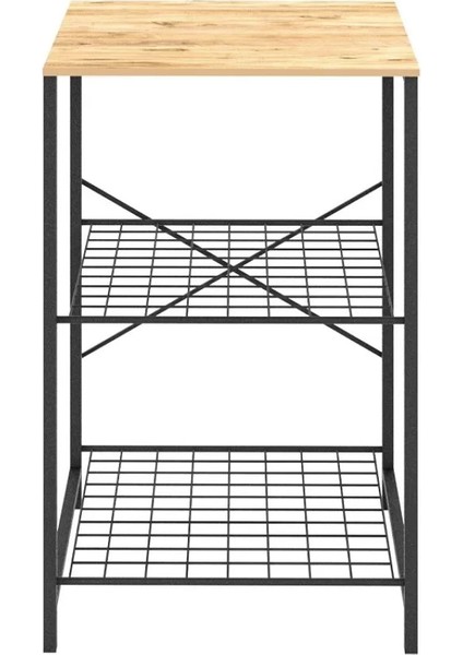 Çok Amaçlı Mutfak Rafı Bangosu Masa Dar Çam 1442