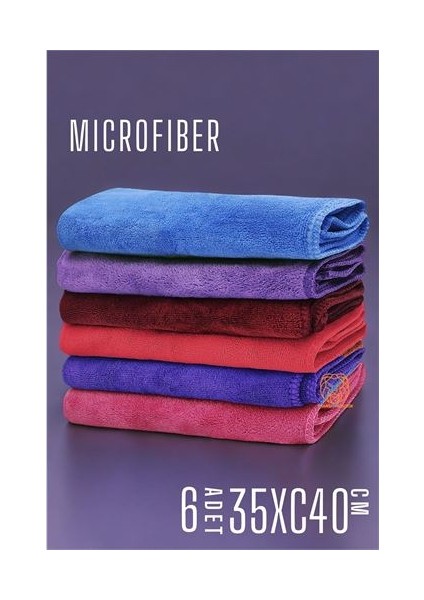 Microfiber Temizlik Bezi 6 Adet 720714