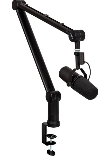 Mikrofon Tutucu Stand - Yayın ve Podcast İçin Ayarlanabilir 360° Mikrofon Kolu Boom Arm - Hero