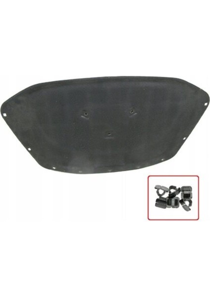 Motor kaput keçesi klipsli Skoda Octavia 2007-2012