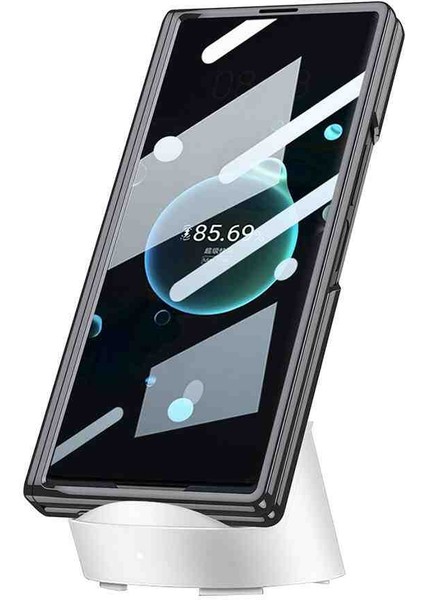 Samsung Galaxy Z Fold 6 Uyumlu Kabak Deri Kalem Bölmeli Standlıpremium Kılıfı