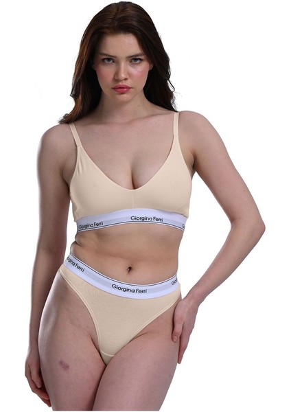 Likralı 6'Lı Kutu Yazılı Slip Külot Gloria