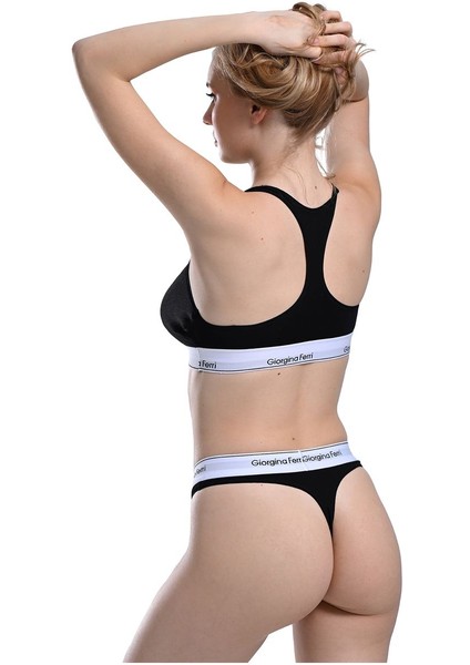 Likralı 6'Lı Kutu Yazılı Slip Külot Gloria