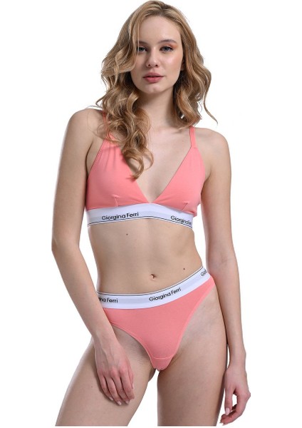 Likralı 6'Lı Kutu Yazılı Slip Külot Gloria