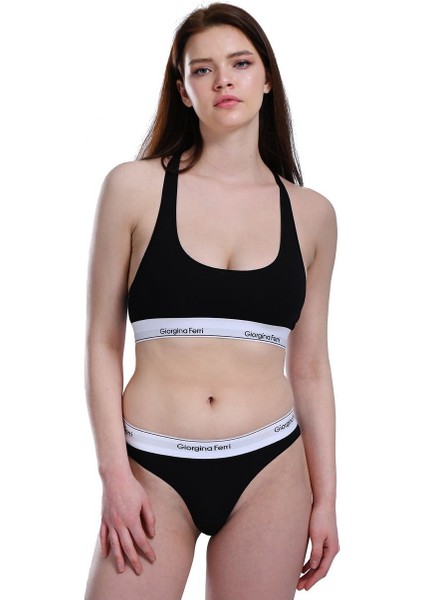 Likralı 6'Lı Kutu Yazılı Slip Külot Diana