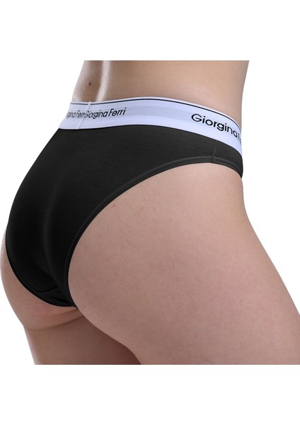 Likralı 6'Lı Kutu Yazılı Slip Külot Diana