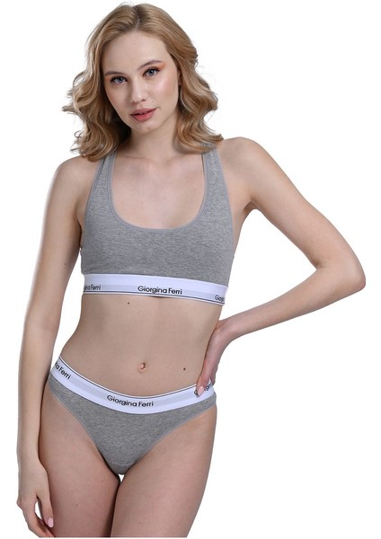 Likralı 6'Lı Kutu Yazılı Slip Külot Diana
