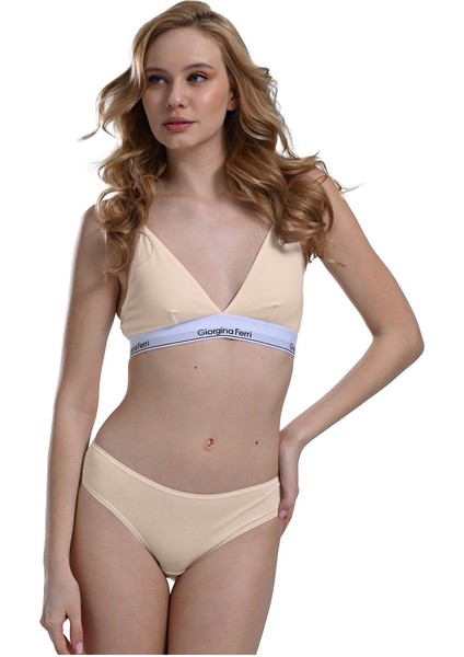 Likralı 6'Lı Kutu Premium Slip Külot Laura G-006 H