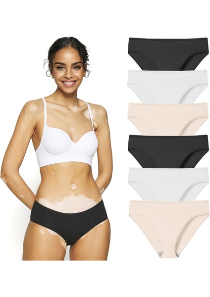 Likralı 6'Lı Kutu Premium Slip Külot Laura G-006 C fiyatları