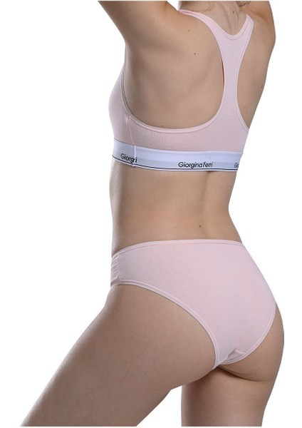 Likralı 6'Lı Kutu Premium Slip Külot Laura G-006 D