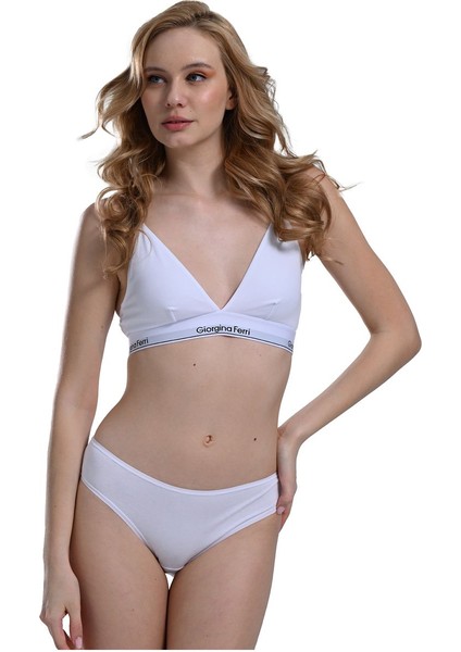Likralı 6'Lı Kutu Premium Slip Külot Laura G-006 A