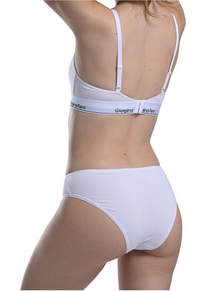 Likralı 6'Lı Kutu Premium Slip Külot Laura G-006 A