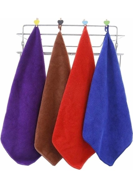 100% Mikrofiber Mikrofiber Bez 12LI Mavi 10 + 30 x 30 Mikrofiber Nakışlı / Işlemeli Setli Ürün Type